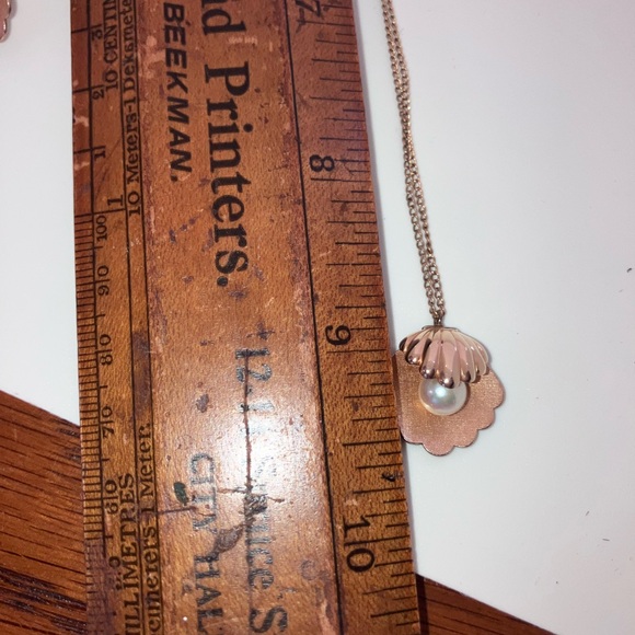 Van Dell Cultured Pearl Gold Vintage Necklace & Earrings Set - Picture 5 of 6